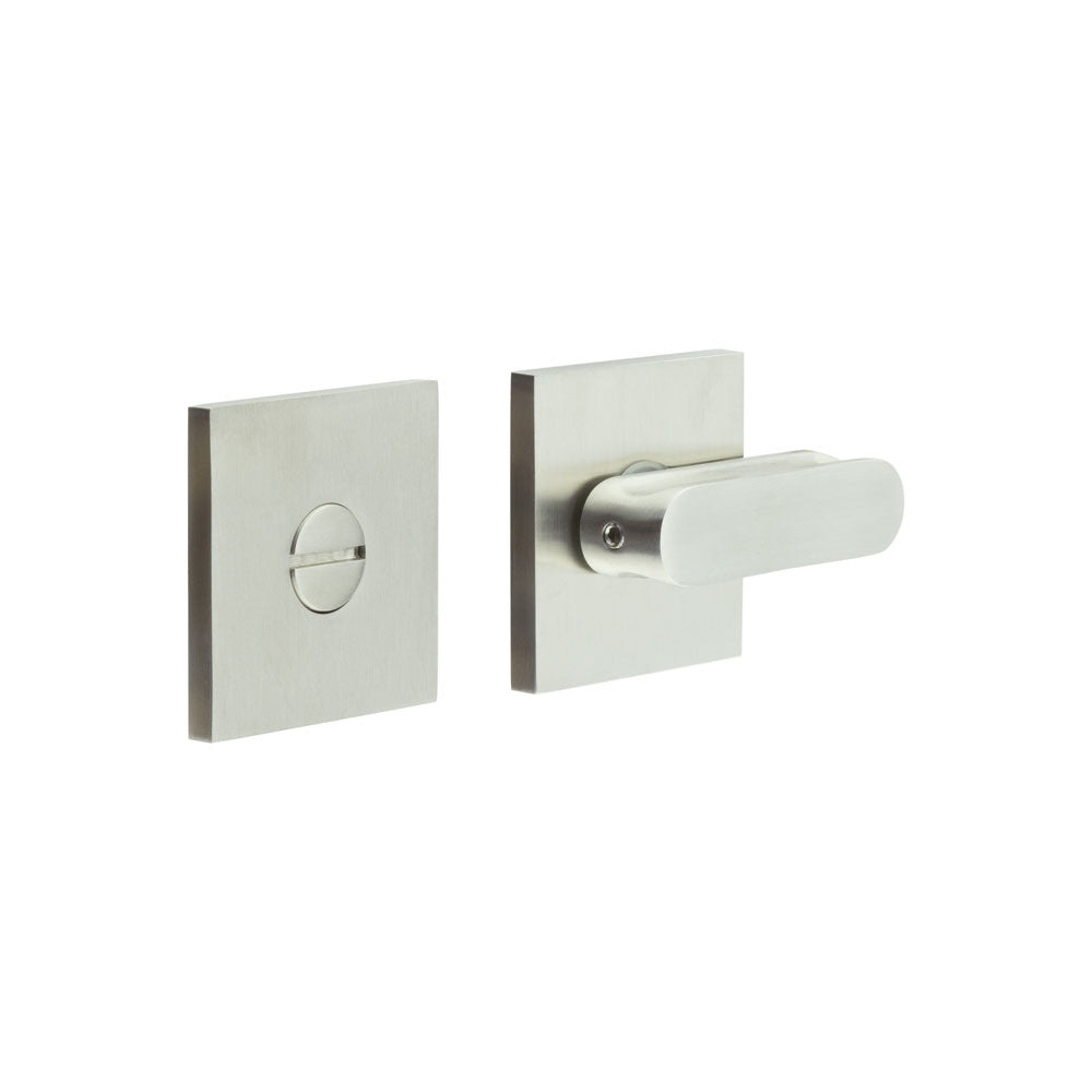High quality image of CRES - CR-803 Satin Stainless Steel Thumb Turn & Lock Square Rose Sku. CR-803B7SSS