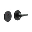 High quality image of CRES - CR-804 Black Thumb Turn & Lock Round Rose w/ Indicator Sku. CR-804AJ7MB