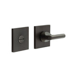 High quality image of CRES - CR-804 Dark Bronze Thumb Turn & Lock Square Rose Sku. CR-804B7DB