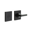 High quality image of CRES - CR-804 Black Thumb Turn & Lock Square Rose Sku. CR-804B7MB