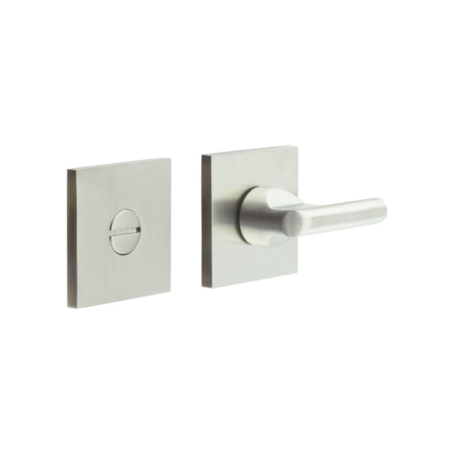 High quality image of CRES - CR-804 Satin Stainless Steel Thumb Turn & Lock Square Rose Sku. CR-804B7SSS