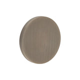 High quality image of CRES - CR-N10 Antique Brass Blank Round Rose Escutcheon Cover Sku. CR-N10AB