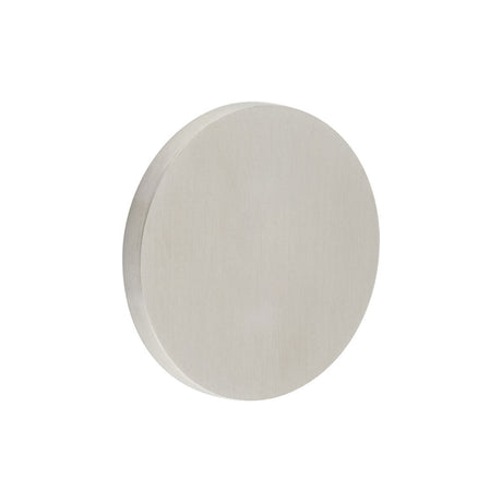 High quality image of CRES - CR-N10 Satin Stainless Steel Blank Round Rose Escutcheon Cover Sku. CR-N10SSS