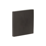 High quality image of CRES - CR-N10 Dark Bronze Blank Square Rose Escutcheon Cover Sku. CR-O10DB