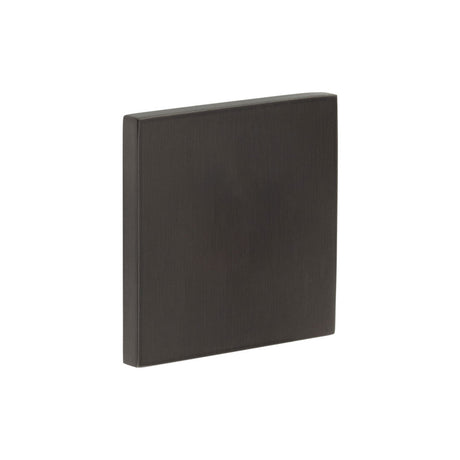 High quality image of CRES - CR-N10 Dark Bronze Blank Square Rose Escutcheon Cover Sku. CR-O10DB
