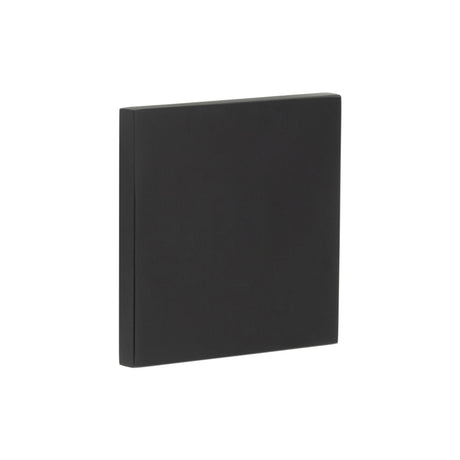 High quality image of CRES - CR-N10 Black Blank Square Rose Escutcheon Cover Sku. CR-O10MB