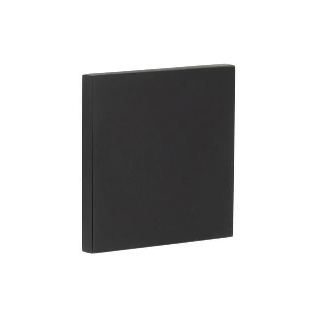 High quality image of CRES - CR-N10 Black Blank Square Rose Escutcheon Cover Sku. CR-O10MB