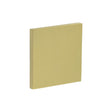 High quality image of CRES - CR-N10 Satin Brass Blank Square Rose Escutcheon Cover Sku. CR-O10SB