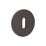 High quality image of CRES - CR-R10 Dark Bronze Standard Keyway Round Rose Escutcheon Sku. CR-R10DB