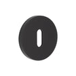 High quality image of CRES - CR-R10 Black Standard Keyway Round Rose Escutcheon Sku. CR-R10MB