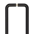 CRES Door Furniture Black / Pull Handles (Back to Back) CRES - 425mm Back to Back Black D Shape Pull Handle