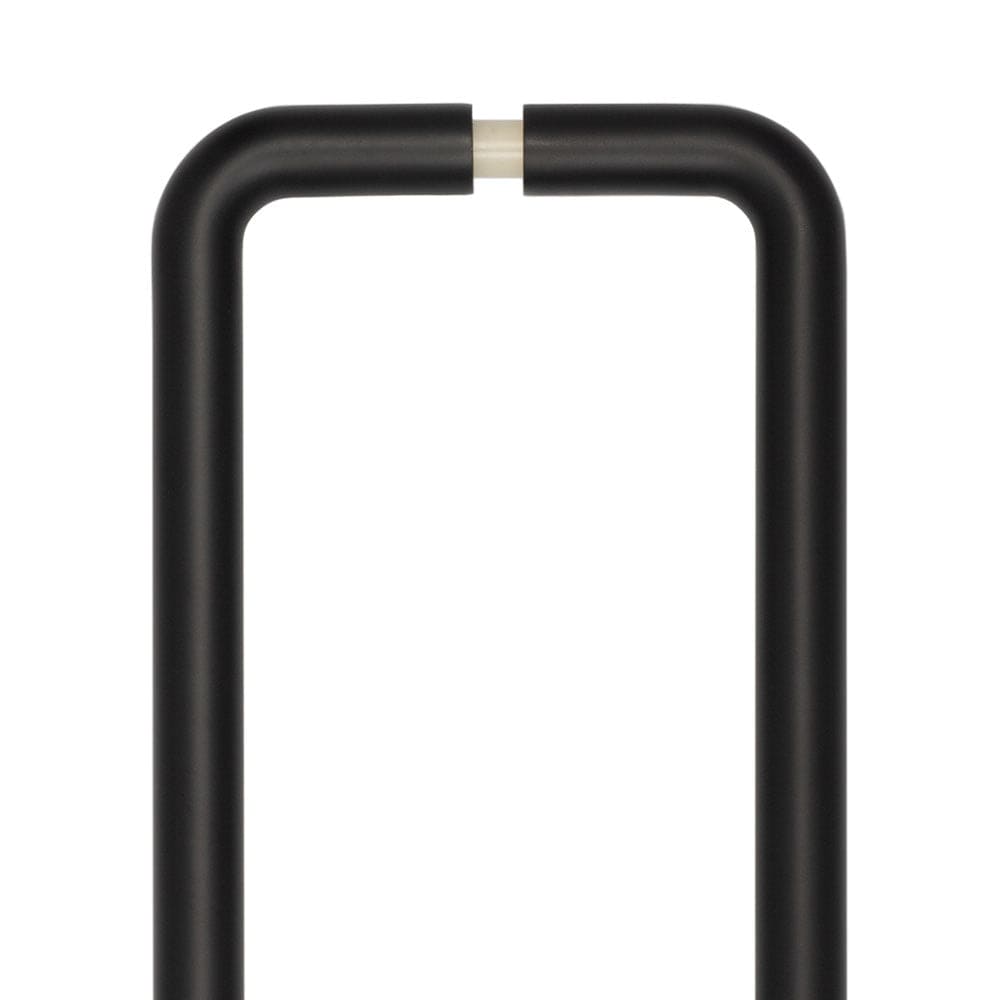 CRES Door Furniture Black / Pull Handles (Back to Back) CRES - 425mm Back to Back Black D Shape Pull Handle