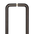 CRES Door Furniture Dark Bronze / Pull Handles (Back to Back) CRES - 425mm Back to Back Dark Bronze D Shape Pull Handle