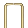 CRES Door Furniture Satin Brass / Pull Handles (Back to Back) CRES - 425mm Back to Back Satin Brass D Shape Pull Handle