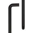 CRES Door Furniture Black / Pull Handles (Bolt Through) CRES - 425mm Bolt Through Black D Shape Pull Handle