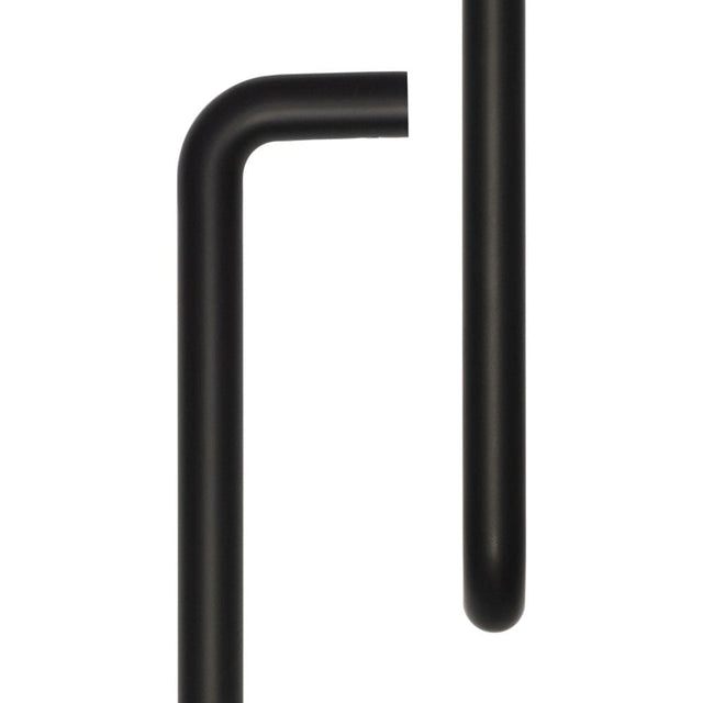 CRES Door Furniture Black / Pull Handles (Bolt Through) CRES - 425mm Bolt Through Black D Shape Pull Handle