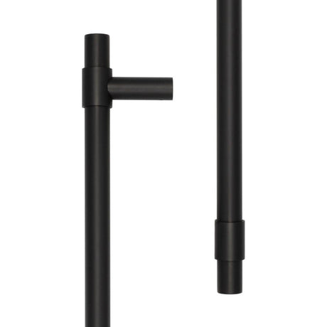 CRES Door Furniture Black / Pull Handles (Face Fix) CRES - 425mm Face Fix Black T-Bar Pull Handle