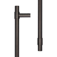 CRES Door Furniture Dark Bronze / Pull Handles (Face Fix) CRES - 425mm Face Fix Dark Bronze T-Bar Pull Handle