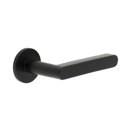 CRES Door Furniture Black / Round Rose / Fixed Dead Rose CRES - CR-101 Black Fixed Dead Round Rose Door Handle