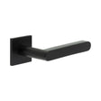 CRES Door Furniture Black / Square Rose / Fixed Dead Rose CRES - CR-101 Black Fixed Dead Square Rose Door Handle