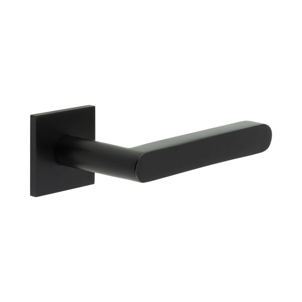 CRES Door Furniture Black / Square Rose / Fixed Dead Rose CRES - CR-101 Black Fixed Dead Square Rose Door Handle