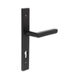 CRES Door Furniture Black / Multi Point Lock Set CRES - CR-101 Black Multi Point Backplate Door Handle
