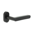 CRES Door Furniture Black / Multi Point Handles on Rose CRES - CR-101 Black Multi Point Oval Rose Door Handle