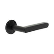 CRES Door Furniture Black / Round Rose / Sprung Rose CRES - CR-101 Black Sprung Round Rose Door Handle