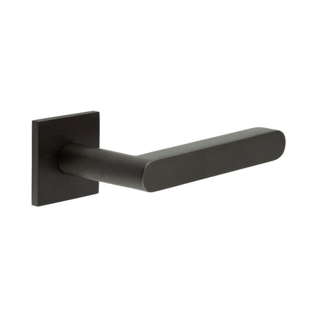 CRES Door Furniture Dark Bronze / Square Rose / Fixed Dead Rose CRES - CR-101 Dark Bronze Fixed Dead Square Rose Door Handle