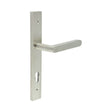 CRES Door Furniture Satin Stainless Steel / Multi Point Lock Set CRES - CR-101 Satin Stainless Steel Multi Point Backplate Door Handle