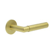 CRES Door Furniture Satin Brass / Round Rose / Fixed Dead Rose CRES - CR-102 Satin Brass Fixed Dead Round Rose Door Handle