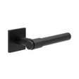 CRES Door Furniture Black / Square Rose / Sprung Rose CRES - CR-103 Black Sprung Square Rose Door Handle
