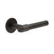 CRES Door Furniture Dark Bronze / Round Rose / Fixed Dead Rose CRES - CR-103 Dark Bronze Fixed Dead Round Rose Door Handle