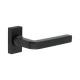 CRES Door Furniture Black / Multi Point Handles on Rose CRES - CR-104 Black Multi Point Rectangular Rose Door Handle