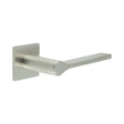 CRES Door Furniture Satin Stainless Steel / Square Rose / Unsprung Rose CRES - CR-105 Satin Stainless Steel Unsprung Square Rose Door Handle