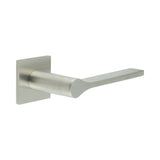 CRES Door Furniture Satin Stainless Steel / Square Rose / Unsprung Rose CRES - CR-105 Satin Stainless Steel Unsprung Square Rose Door Handle