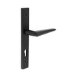 CRES Door Furniture Black / Multi Point Lock Set CRES - CR-107 Black Multi Point Backplate Door Handle