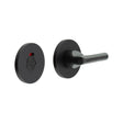 CRES Door Furniture Black / Yes CRES - CR-804 Black Thumb Turn & Lock Round Rose w/ Indicator