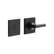 CRES Door Furniture Black / No CRES - CR-804 Black Thumb Turn & Lock Square Rose
