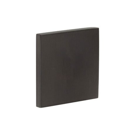 CRES Door Furniture Dark Bronze / Blank Escutcheons CRES - CR-N10 Dark Bronze Blank Square Rose Escutcheon Cover