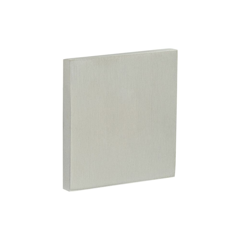 CRES Door Furniture Satin Stainless Steel / Blank Escutcheons CRES - CR-N10 Satin Stainless Steel Blank Square Rose Escutcheon Cover
