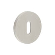CRES Door Furniture Satin Stainless Steel / Mortice Key Profile Escutcheons CRES - CR-R10 Satin Stainless Steel Standard Keyway Round Rose Escutcheon
