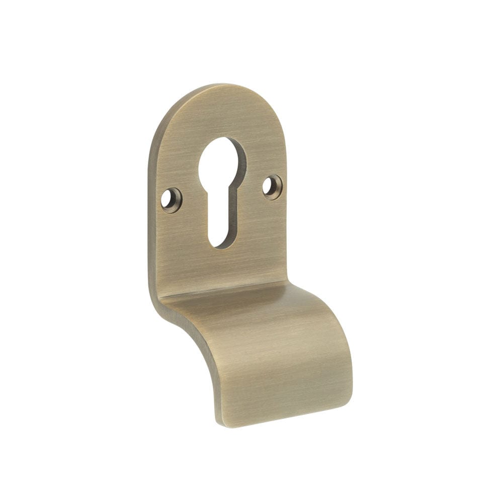 CRES Door Furniture Antique Brass / Euro Profile Cylinder Pull CRES - Cylinder Pull Face Fixed Antique Brass