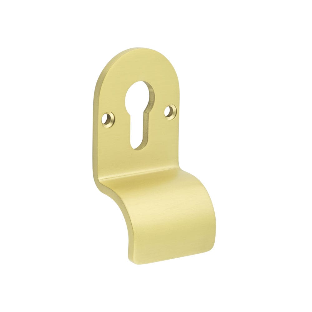 CRES Door Furniture Satin Brass / Euro Profile Cylinder Pull CRES - Cylinder Pull Face Fixed Satin Brass