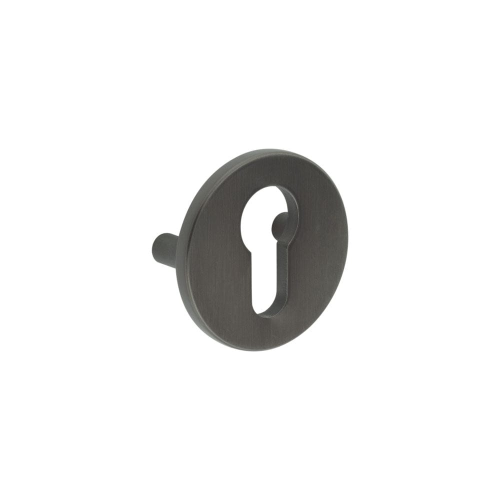 CRES Door Furniture Dark Bronze / Euro Profile Escutcheons CRES - Dark Bronze Euro Escutcheon Lug Fixed