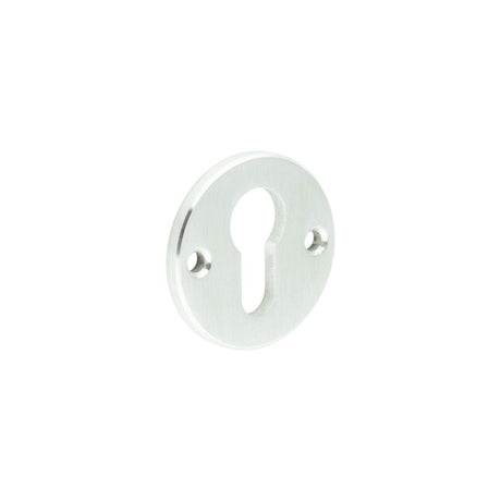 CRES Door Furniture Satin Stainless Steel / Euro Profile Escutcheons CRES - Satin Stainless Steel Euro Escutcheon Face Fixed