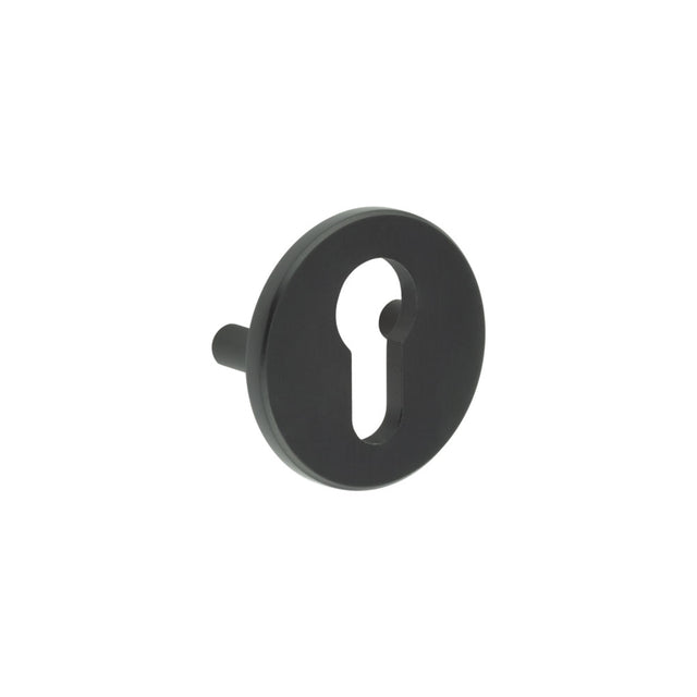 High quality image of CRES - Black Euro Escutcheon Lug Fixed Sku. CRES1652MB