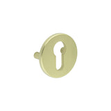 High quality image of CRES - Satin Brass Euro Escutcheon Lug Fixed Sku. CRES1652SB