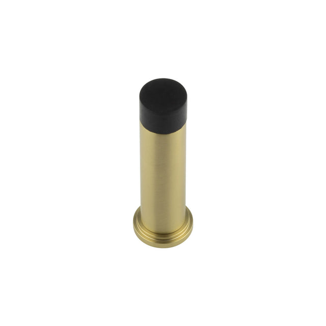High quality image of CRES - Satin Brass Wall Mounted Door Stop Sku. CRES2051SB