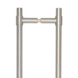 High quality image of CRES - 425mm Back to Back Satin Stainless Steel T-Bar Pull Handle Sku. CRES3001SSSB2B